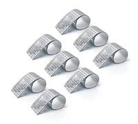 LONGKING 3776Pcs Square Glass Mirrors Mosaic Tiles, 8 Rolls Self-Adhesive Mirror Tiles, Silver Glass Mosaic Stickers for DIY Craft Decoration, Disco Ball, Home Party Decoration