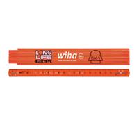 Longlife Electrician's Folding Ruler 2m Wiha Multi One Size