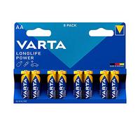 LONGLIFE POWER AA BATTERY - LR06 (BLISTER 8 units) Ø14.5x50.5mm. Enjoy extended life and reliable performance on your devices. Ideal for toys, controllers and more.
