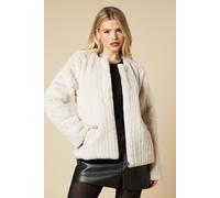 Longline Fur Coat Dorothy Perkins Neutral S