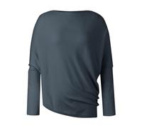 Longline Jumpers for Women UK Fall Sweaters for Women Asymmetric Draped Jumper Long Batwing Sleeve Off The Shoulder Sweater Slouchy Knit Pullover Thin Jumpers for Women UK Clearance Women Sweater