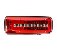 LONGLING Driver Right Side O/S 24V Full LED Tail Light Rear Lamp with Reverse Alarm and Plug on the Back for MAN Truck TGX TGS TGl TGM TGA