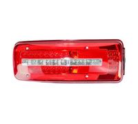 LONGLING Passenger Left Side N/S 24V Full LED Tail Light Rear Lamp with Number Plate Light for MAN Truck TGX TGS TGA TGL TGM