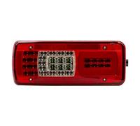LONGLING Passenger Left Side N/S Full LED Tail Light Rear Lamp 24V with Number Plate Light for IVECO Truck Stralis X-way T-way D-way