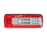 LONGLING Passenger Left Side N/S Full LED Tail Light Rear Lamp 24V with Number Plate Light for VOLVO Truck FH FM FL FMX Renault truck T K C Range