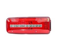 LONGLING Passenger Left Side N/S Full LED Tail Light Rear Lamp 24V with Number Plate Light Plug on the Back for DAF Truck XF CF LF XG XD XG+