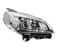LONGLING Replacement Driver Right Side Headlight O/S Head lamp Black Trims Electric Adjustment for Fiat Doblo 2015 to 2023
