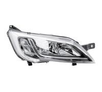 LONGLING Replacement Driver Right Side O/S Headlight Head Lamp Chrome Strip Electric Adjustment for Fiat Ducato Citroen Relay Peugeot Boxer 14-24 Vauxhall Movano 19-24
