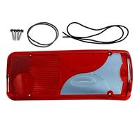 LONGLING Replacement Driver Right Side O/S Rear Lamp Tail Light Stop Lamp Lens with Seal and Screws for Man TGE Truck TGX TGS TGM TGL
