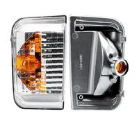 LONGLING Replacement Passenger Left Side N/S Wing Mirror Indicator Blinker Turn Signal Light Lamp Amber with Twist W5W Bulb for Fiat Ducato Citroen Relay Peugeot Boxer Vauxhall Movano 2006-2025