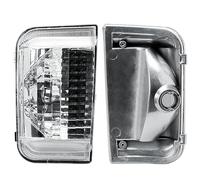 LONGLING Replacement Passenger Left Side N/S Wing Mirror Indicator Blinker Turn Signal Light Lamp Clear Lens with Push WY5W Bulb for Fiat Ducato Citroen Relay Peugeot Boxer Vauxhall Movano 2006-2025