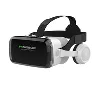 LONGLU 3D Virtual Reality Headset Compatible with iPhone 16 15 Pro Max Mini X R 12 11 Samsung 4.7-6.7 inch Android 3D Virtual Reality Glasses for IMAX Movie Video Games