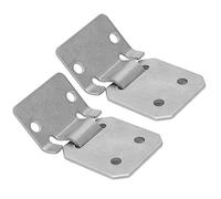 LONGONGAN 2 Sets Seat Hinge Set 1011652/1012412, Replacement for Club Car DS 1979 - Up Gas Electric Cart, Stainless Steel Male Female Hinge Plate with Easy Installation
