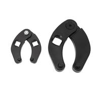 LONGONGAN Adjustable Gland Nut Wrench Set, Universal Hydraulic Cylinder Spanner with 1266 Large and 7463 Small Wrenches for Farm Construction Equipment and Agricultural Loaders