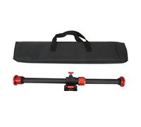 LONGONGAN Carbon Fiber Tripod Extension Arm, 360 Degree Rotating Horizontal Boom Cross Arm with Arca Quick Release Base, 1/4in and 3/8in Interface for Overhead Camera Mount