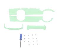LONGONGAN RC Truck Body Low Decorative Cover Vent Surrounded Kit, ABS Plastic Modification Parts for WPL D12, Easy Install No Drilling Required, Protective Upgrade for Off - Road RC Vehicles (Green)