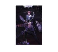 LonGPAN Chainsaw Man Posters Poster Decorative Painting Canvas Wall Posters And Art Picture Print Modern Family Bedroom Decor Posters 12x18inch(30x45cm)