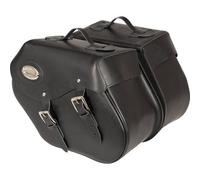 Longride Saddlebags Genuine Leather with Klickfix, 21 litres