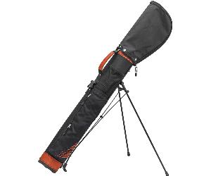 LONGRIDGE 5'' TRAVELITE GOLF PENCIL STAND BAG - BLACK / RED
