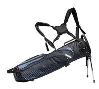 Longridge 7" Tri Lite Sunday Golf Carry Bag - Black/Silver