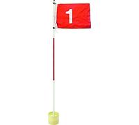 Longridge - Backyard Flag Stick (6ft) 6ft, White & Red