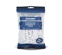 Longridge Bamboo Golf Tees, 69mm (110 Pcs), WHITE, Sustainable, Biodegradable Golf Tees