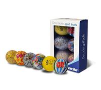 Longridge Decades Novelty Golf Balls (Pack of 6) - Mixed
