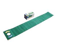 6ft Deluxe Golf Putting Mat - Synthetic Grass Easy Store Raised Hole 183x30cm - Deluxe Putting Mat Synthetic Grass Easy Store Raised Hole 183x30cm
