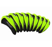 Longridge Golf Iron Covers EZE – Pack of 10 – Green/Black