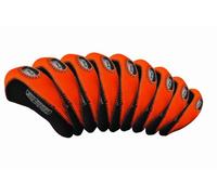 Longridge EZE Golf Iron Covers (Pack of 10) - Orange/Black
