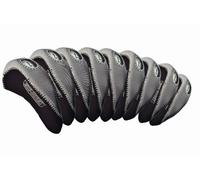 Longridge EZE Golf Iron Covers (Pack of 10) - Silver/Black