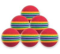 Longridge Foam Practice Golf Balls (Pack of 6 Balls)