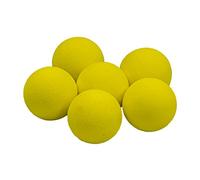 Longridge Foam Practice Golf Balls (Pack of 6) - Yellow