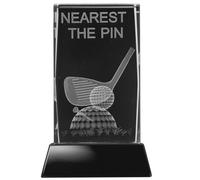 Longridge Golf Nearest The Pin Trophy 95 mm, clear,