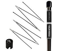 Longridge Golf Practice Aid Portable Tour Rodz Alignment Sticks Black