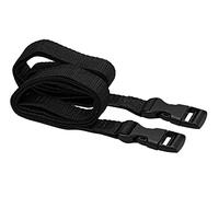 Longridge Golf Trolley Straps with Clips, Black