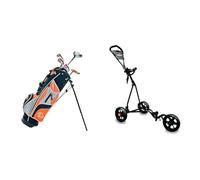 Longridge Junior Challenger Cadet Right Hand Golf Package Set - Orange, 8 Year Plus