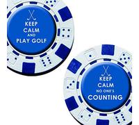 Longridge Keep Calm - POKER CHIP BallmarkerS - 2PK