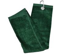 Longridge Luxury 3 Fold Golf Towel - Green