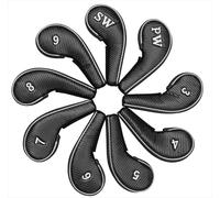 Longridge Magnetix Golf Iron Covers 3-SW Magnetic Long Neck
