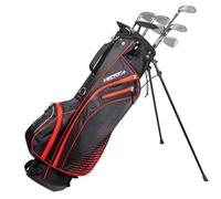Longridge Men's Vector + Golf Package Set with Cart/ Stand Bag Including Wood, Irons, Putter Golf Clubs