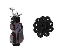 Longridge Mens Vector+ 12pc Golf Set with Bag & Longridge Deluxe Neoprene Iron Cover 4-GW