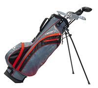Longridge Men's Vector + Golf Package Set with Cart/ Stand Bag Including Wood, Irons, Putter Golf Clubs