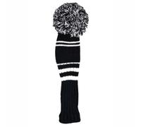 Longridge Pom Pom Headcover – Fairway Wood – Black/White