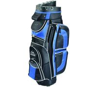 LONGRIDGE PRO CART 15 WAY DIVIDER GOLF TROLLEY BAG - BLUE / BLACK +FREE GIFT