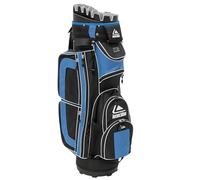 LONGRIDGE PRO CART 15 WAY DIVIDER GOLF TROLLEY BAG - BLUE / BLACK