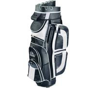 LONGRIDGE PRO CART 15 WAY DIVIDER GOLF TROLLEY BAG - BLACK / WHITE +FREE GIFT