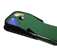 Longridge Putt 'N' Hazard Golf Putting Mat - Indoor Outdoor Training Aid, Practice Synthetic Green with Plastic Bunkers & Water Hazards