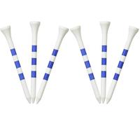 Longridge 's True Hite Wooden Golf Tees 83mm (20Pcs), Blue/White