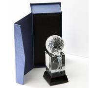 Longridge STIRLING 3D DRIVER CRYSTAL TROPHY - 125MM